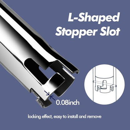 Outrigger Rod Holders, 316 Stainless Steel 360 Degree Adjustable Swivel, Marine Grade Fishing Rod Pole Holders for Boat Kayak Yacht Camper RV - 1.5in Base Type