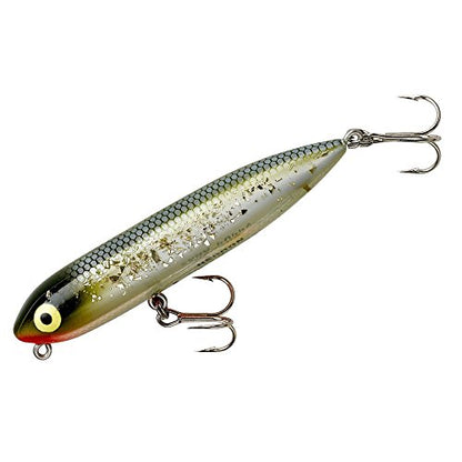 Heddon Zara Spook Topwater Fishing Lure - Legendary Walk-The-Dog Lure - color: Flitter Shad, style: Zara Puppy (1/4 Oz)