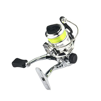 Lixada Fishing Rod Reel Combo Mini Pen Fishing Pole Kit Telescopic Fishing Rod Spinning Reel Combo Kit - color: Blue, size: 1.8 m