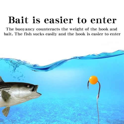 100-Piece Bottled Foam Fishing Floats & Corn-Flavored Carp Floating Soft Baits - Scented Round Lures, TPE Buoyancy Ball Artificial Baits, Trout Swimbaits 8mm 10mm 14mm - size: 10mm 100pcs