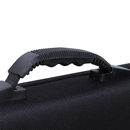 EVA Hard Shell Fishing Rod Case Fishing Gear Storage Bag Fishing Pole Protector with Double Zippers Sponge Padding for Rods Reels Boat Accessories