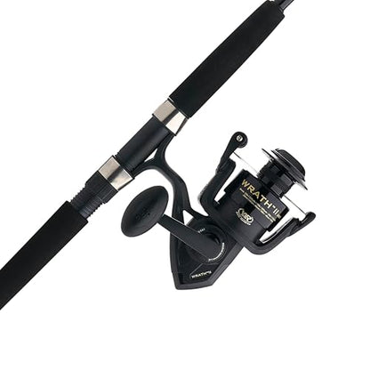 Penn Wrath II Spinning Reel and Fishing Rod Combo - size: 5000 Size Reel - 7' - Medium Heavy - 2pc