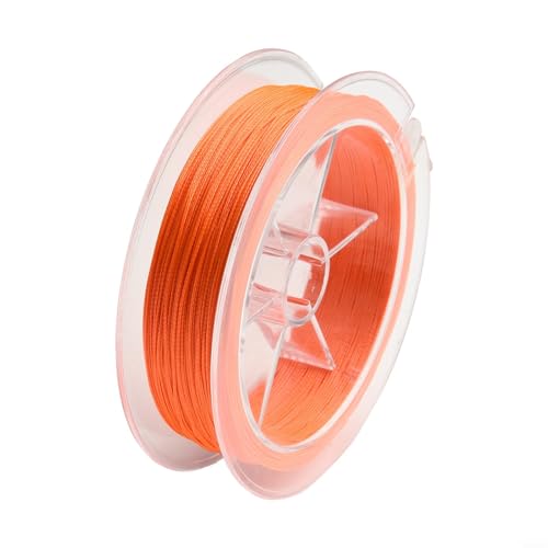 8-Strand Polyester for Braided Fly Line Backing 20lb or 30lb 50m Dacron with Pre-Tied Loop for Trout Bass and Freshwater Fishing, High Strength - size: C