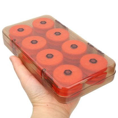 Uonlytech Portable Fishing Line Spool Holder with Foam Material for Easy Storage and Removal Fishing Line Organizer Box for Travelling and Storing Reel