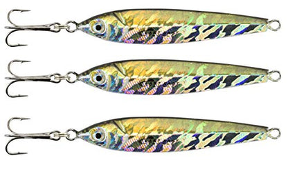 1.5oz-2.5oz Bullet Jig - 3 Pack - 4 Colors & 3 Weights to Choose from - color: Sand Eel, size: 1.5oz