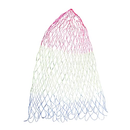 MOMOJIA Folding Fishing Net Folding Nylon Landing Dip Net Replacement Nettings Sturdys Meshs Net Outdoor Fishing Accessorys