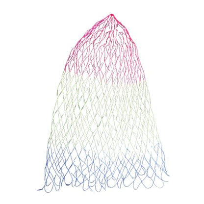 MOMOJIA Folding Fishing Net Folding Nylon Landing Dip Net Replacement Nettings Sturdys Meshs Net Outdoor Fishing Accessorys