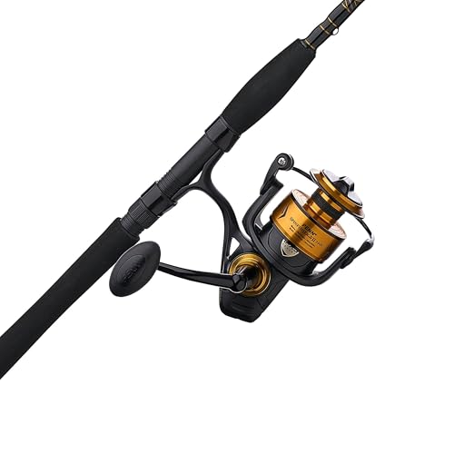 Penn Spinfisher VII Spinning Reel and Fishing Rod Combo - size: 5500 Size Reel - 7' - Medium Heavy - 1pc, style: Ssvii - New Model