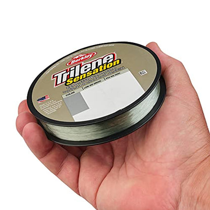 Berkley Trilene® Sensation, Low-Vis Green, 6lb | 2.7kg Monofilament Fishing Line, Suitable for Freshwater Environments