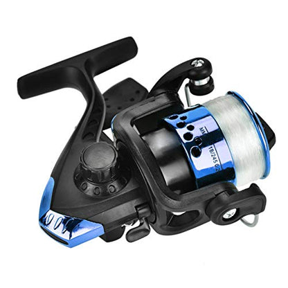 Fishing Reels,Light Weight, Ultra Smooth Powerful,Size 500 is for Ultralight/Ice Fishing,for Reel Rod, Raft Rod(Electroplating Blue)