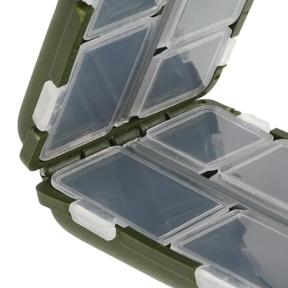 MAGICLULU Multi-compartment Fishing Tackle Box Lure Baits Container Waterproof Plastic Fishing Accessories Storage Case for Freshwater and Saltwater Anglers