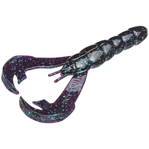 Strike King Rage Tail Craw - color: Junebug (Case Pack), size: 4 inch