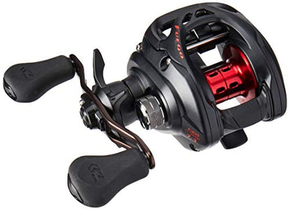 Daiwa Fuego CT Low Profile Baitcasting Reel – Aluminum CT Frame, Air Rotation System & Magforce Braking, Left/Right Hand Options - size: FGCT100HSL