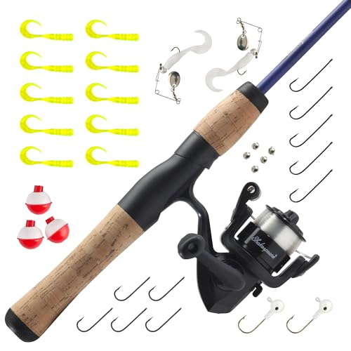 Shakespeare Catch More Fish Spinning Reel and Fishing Rod Combo with Kit - color: Panfish, style: 2024 Model