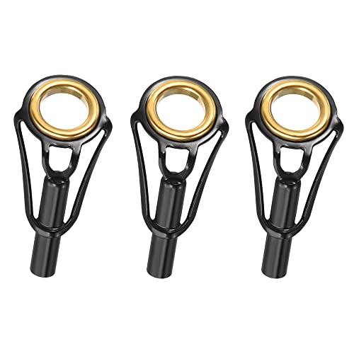 PATIKIL Fishing Rod Tips Repair Kit Stainless Steel Ring Guide for Saltwater Freshwater Fishing - size: 3.4mm