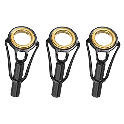 PATIKIL Fishing Rod Tips Repair Kit Stainless Steel Ring Guide for Saltwater Freshwater Fishing - size: 3.4mm