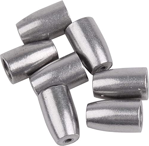 Fishing Weights Bullet Sinkers, 24pcs Worm Weights Iron Slip Sinkers for Bass Fishing Pitching and Flipping Texas Rigs - size: 1/8oz-24pcs