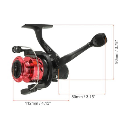 PATIKIL Fishing Reel Left/Right Interchangeable Handle - color: Red