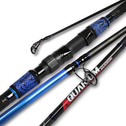 Fiblink Surf Spinning Fishing Rod, 2-Piece/3-Piece Travel Saltwater Surf Fishing Pole - style: 13'-3pc