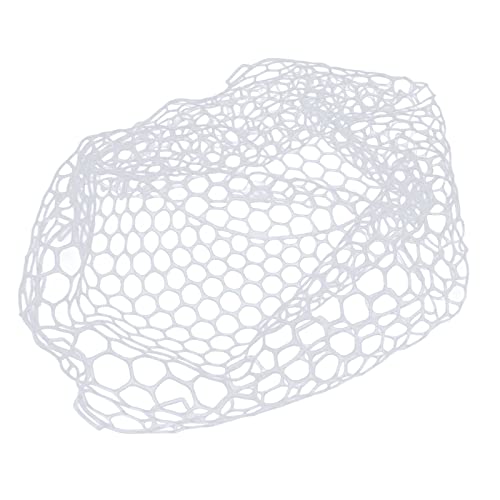 Fly Fishing Landing Net with Clear White Soft Rubber Mesh Ideal for Trout Catch and Release Lightweight and Collapsible Design Perfect for River Lake and Stream