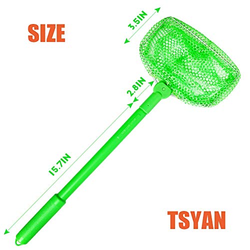 Fishing Net, TSYAN Bug Net Catching Crab Insect Nets Beach Toys Floating Bait Butterflies Colorful Nets for Kids Outdoor Playing 16 inches - style: 3 Pack