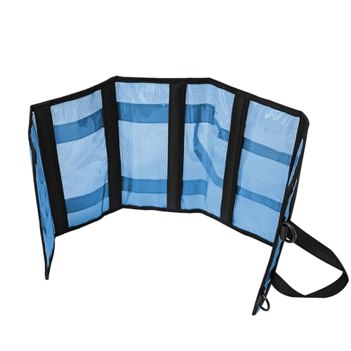 Lure Bag 6 Pocket PVC Protective Cover Durable Fishing Bag | Trolling Lure Tackle Box - size: Medium