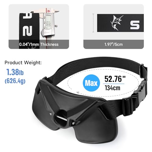 SANLIKE Fishing Fighting Belt, Adjustable Rod Holder Waist Gym Girdle Black | Heavy duty fish fighting belt offers excellent leverage. Perfect waist belt fishing rod holder for big game offshore - color: Black