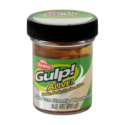 Berkley Gulp! Alive! Stonefly Fishing Soft Bait - color: Pumpkinseed