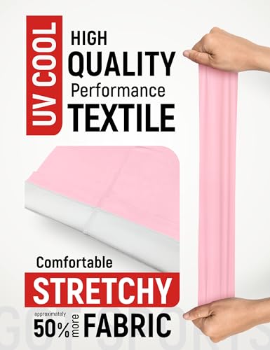 UPF 50+ Fishing Neck Gaiter - UV Face Mask Sun Protection for Men Women | Moisture-Wicking, Quick-Drying, Built-in SPF, UVA/UVB Blocking, Hunting Camo Design, Versatile Headwear - color: Pink