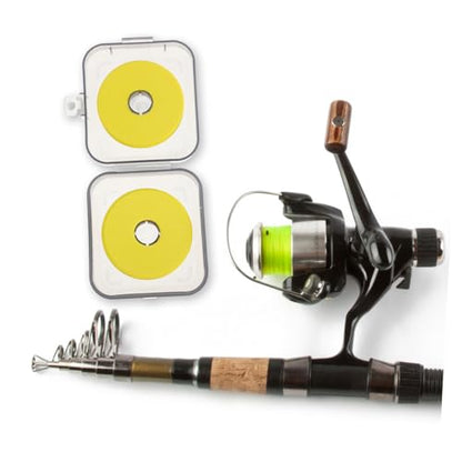 VANZACK Fishing Line Spooler Organizer Dual-Sided Storage Compact Design for Fishing Accessories and Hooks Spools Protect Against Tangling for Anglers and Tackle Management