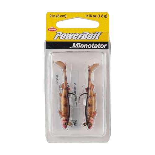 Berkley PowerBait Minnotator Fishing Soft Bait - color: HD Perch, size: 2 in - 1/16 oz