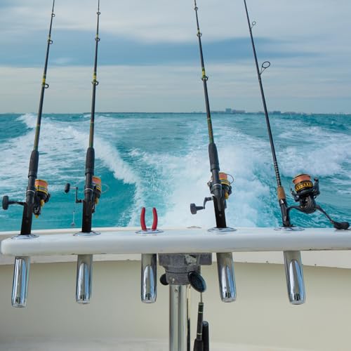 Litoexpe Fishing Rod Holder Bracket Wall Mounted - size: Black