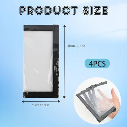 4 Pcs Fishing Lure Covers, Clear Lure Wraps for Rod Lures Hooks, Saltwater Hook Covers, Liv Rod Sleeve, Fishing Hook, Pole Protector Keeper