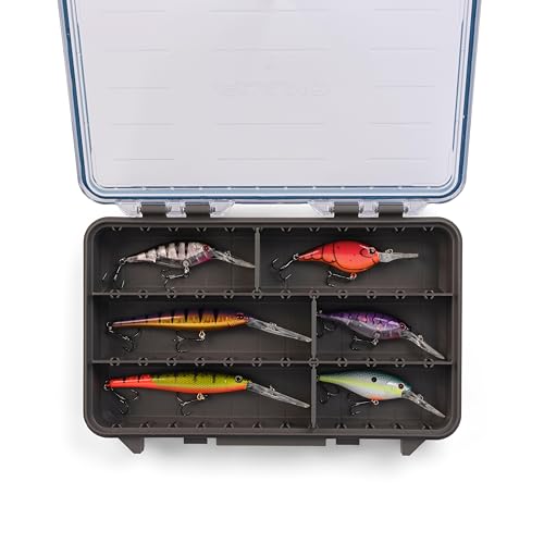 Plano StowAway 3600 Waterproof Stow Tackle Box, 4-Pack, IPX7 Waterproof Rating, with Rustricor, Single Latch Design, Transparent DuraView Lid, Storage for Fishing Bait, Lures and Gear - size: 3600 4-Pack, style: Regular - New Model