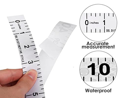 DS. DISTINCTIVE STYLE Fish Ruler Sticker 40-Inch Waterproof Adhesive Ruler Tape Fish Measuring Tape for Kayak, Boat, and Workbench