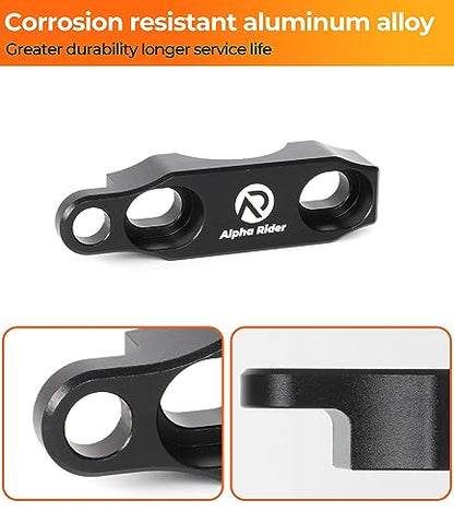 Fishing Reel Rod Clamp Fishing Reels Parts for Penn 20 30 50 70 International V VI Series Reel Rod Clamp Mount Anodized Aluminum Alloy (No Bolts or Screws) - color: Black