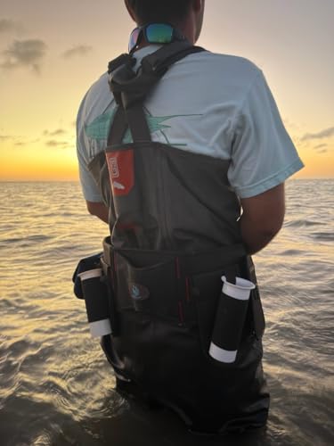 Wade Fishing Belt - Wading Belt Fishing Belt - Whitley Back-Pro - Wade Belt Pouch - Rod Holder Options Available