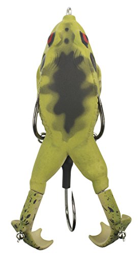 LUNKERHUNT - Frog Bait for Bass Fishing | Soft Hollow Body Weedless Frog for Bass Fishing and Trout | Weedless Realistic Bait Frog Lure, Freshwater with Sharp Hooks Lures and Double Propellers Feet - style: Toad