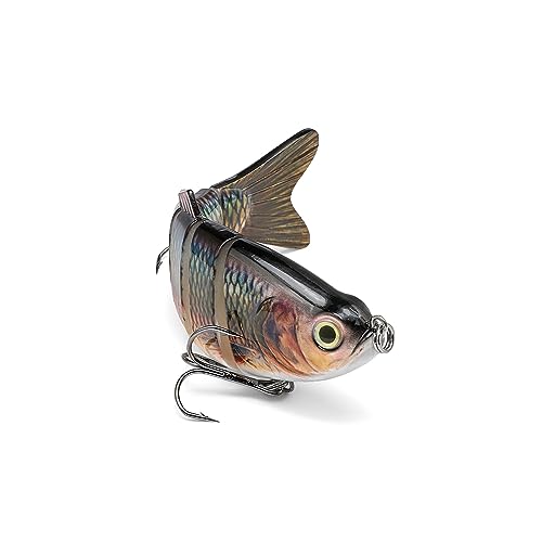 Large Multi Jointed Fishing Lures Bait,Big Giant Fishing Bass Lures,Crankbaits Swimbaits with Treble Hook - color: A3-7.87",4oz
