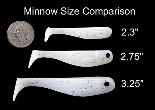 BIG JOSHY SWIMBAITS Minnow (2.75" 7 Pack, 3.25" 5 Pack) - color: Solar Flare