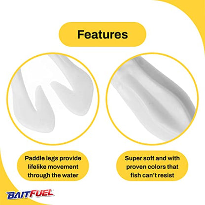 American Baitworks BF Toad - color: White