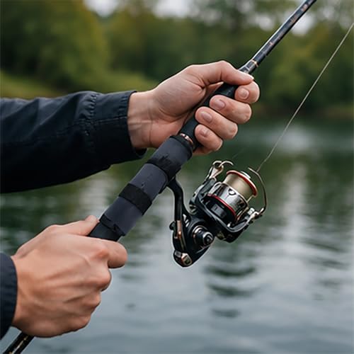4PCS Fishing Lure Protective Covers Hook Bait Protective Sleeves Outdoor Fishing Rod Bait Storage Accessories Rubber Backing and Heavy Duty Canvas Material