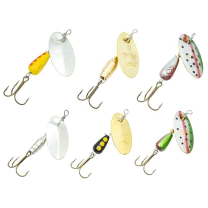 Panther Martin Fishing Lures 6-Pack All Time Greatest Fish Catcher World Famous Spinning Lures in Value Kit Spinners for Trout, Salmon, Panfish, Bass, Crappie & Perch - style: Best of the West