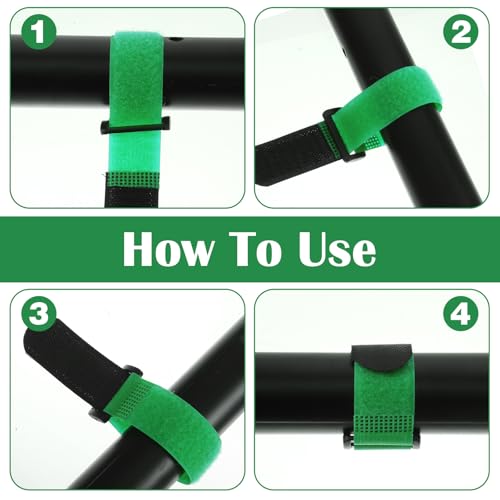 Bremorou 20 Pcs Fishing Rod Straps Belt Straps & Tackle Ties Rod Wraps | Fishing Pole Straps Adjustable Elastic Fishing Rod Holder Strap for Organizing Protecting Fishing Casting Fly Rods 5 Color