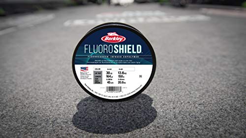 Berkley FluoroShield Fluorocarbon Fishing Line, Clear - size: 3000yd, style: 8lb Test
