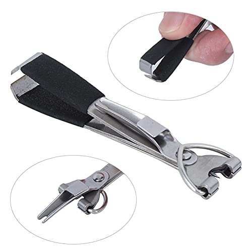 2 Pcs 4 in 1 Fly Line Clippers Fishing Knot Tying Tool Fly Fishing Quick Knot Tool Fast Nail Knotter Lines Clipper Hook Eye Cleaner with Retractor