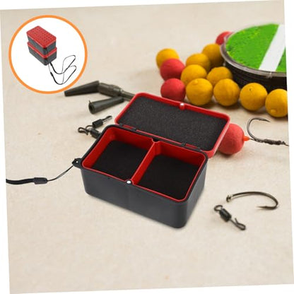 TOYANDONA 2pcs Fishing Bait Kit Portable Soft Bait Organizer Leakproof Worm Containers for Freshwater Saltwater