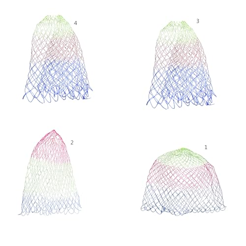 Nylon Landing Net Replacement Mesh Sturdy for Fishing Dip Net Outdoor Accessory - size: WB1 model 35cm