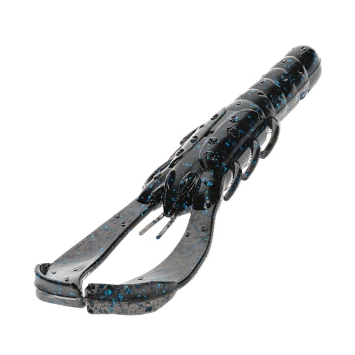 Strike King Rage Scounbug Soft Bait Fishing Lure, 3.5", 2 Rage Flange Pincers - color: Black/Blue