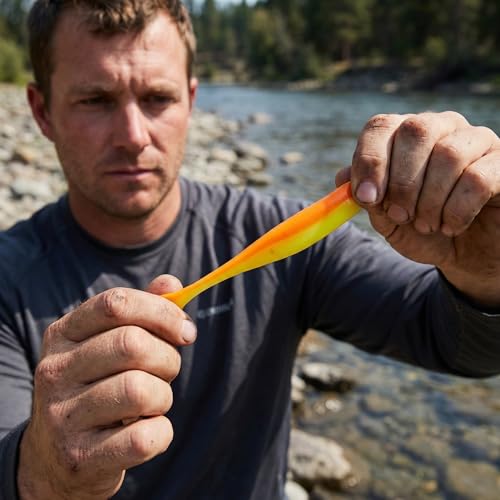 Soft Plastic Swimbaits – Paddle Tail Lures Kit with Box 50Pcs | Swim Baits for Bass, Crappie, Trout & Shad, Freshwater & Saltwater Soft Lures, Paddle Tail Swimbaits for Bass Fishing Kit